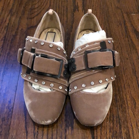*Like New* N21 Velvet Ballet Flats - Picture 6 of 13
